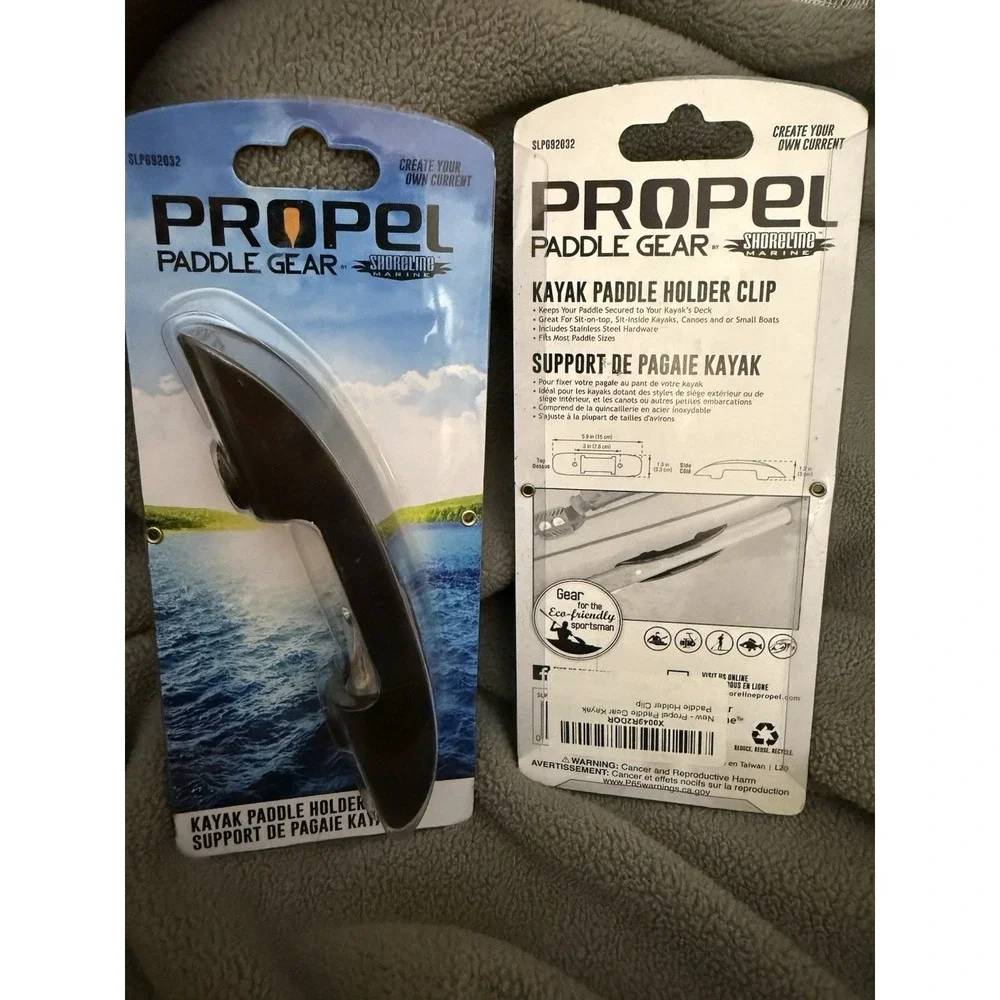 (2) SHORELINE MARINE KAYAK PADDLE HOLDER CLIP ( NEW ) SLPG92032